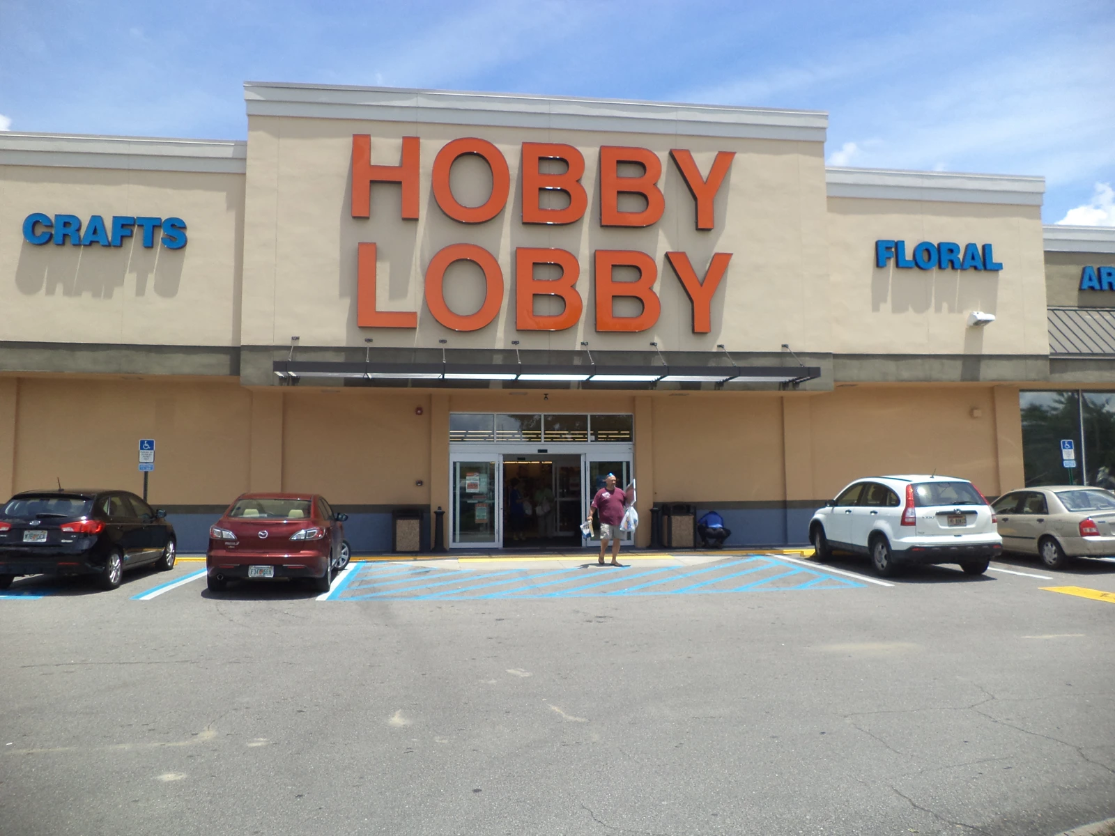 Representative Hobby Lobby storefront in Tallahassee, Florida, not the confirmed location of the source takeoff.