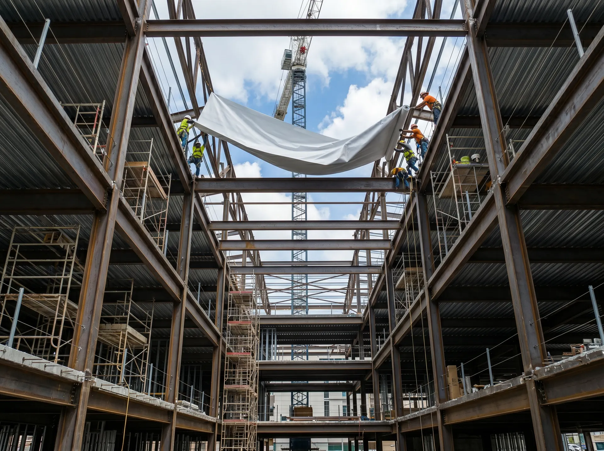 Interior protection and moisture barrier installation