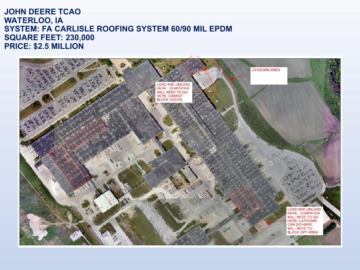 John Deere TCAO commercial roofing project profile